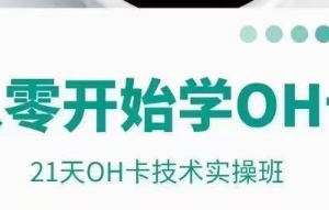 手把手教你学OH卡|21天OH卡技术实操班