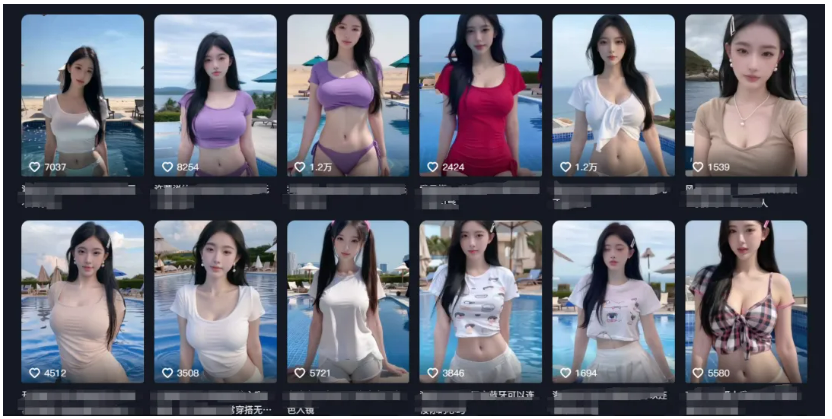 【AI项目分享】绝对的流量密码！AI美女视频，条条爆款，收徒价格599，899！