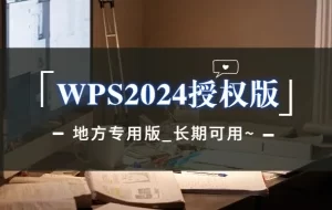 WPS2024正版授权_地方专用版，长期可用~