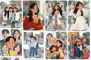 小红书新流量密码，字节PuLID+写真贴纸风格LoRA，一键出神图