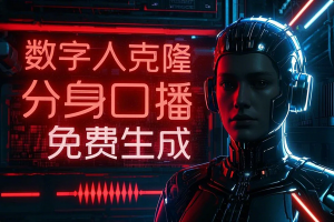 最新可用免费AI数字人克隆无需积分轻松制作分身口播AI对口型带货视频
