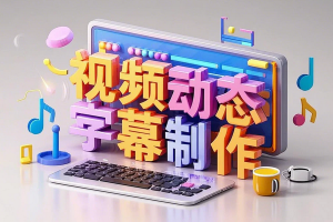 视频动态字幕制作文字动态效果