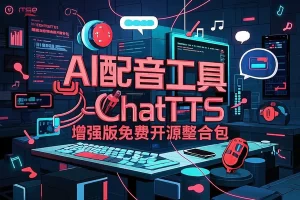 最接近真人声音的AI配音工具ChatTTS 增强版V3免费开源离线整合包软件