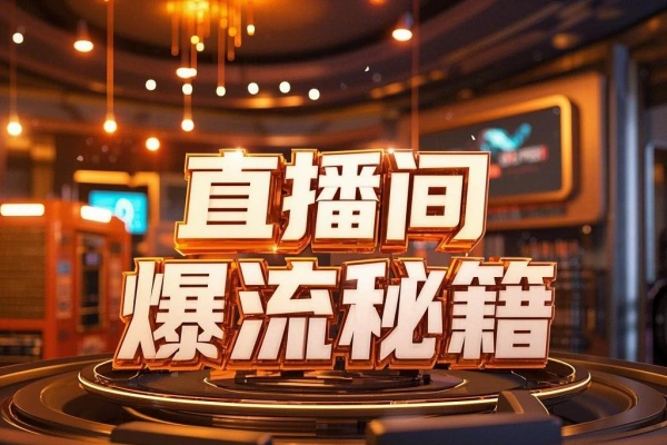 直播间流量爆流秘籍自然流运营与账号激活