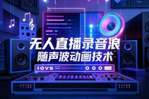无人直播撸音浪+随声波动画面技术+实时防违规+资料