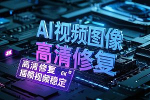 顶级AI视频图片高清修复放大，一键格式转换，让模糊的Video 秒变高清免费工具软件