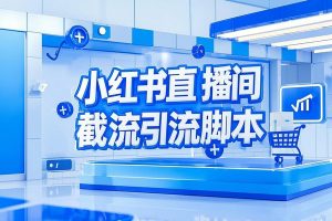 小红书直播间截流助手，解放双手高效截流快速引流【引流脚本+使用教程】