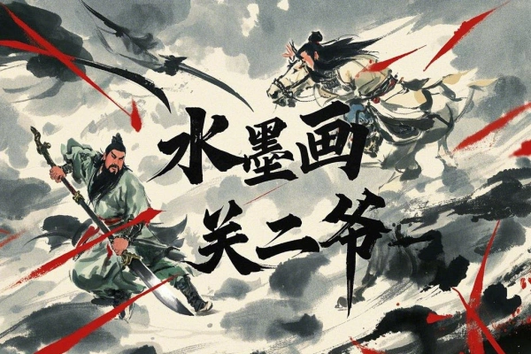 AI制作水墨关二爷引爆流量