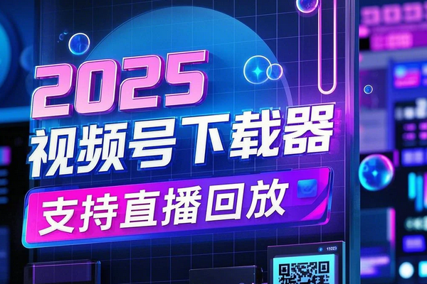 2025最新视频号下载器支持直播回放下载一键下载为MP4格式