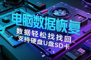 电脑数据恢复神器一键恢复误删数据支持硬盘U盘和SD卡支持无法播放视频图片修复