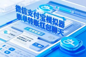 微信、支付宝模拟器，转账、余额、聊天、朋友圈等无水印截图