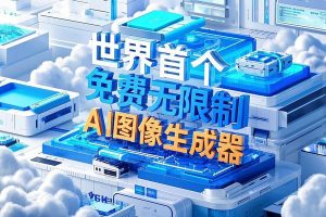 全球首发：无限畅享的免费AI图像生成器，基于FLUX.1-Dev模型，永久无限制使用Ai绘画