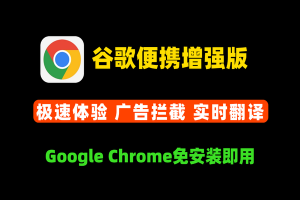 亲测好用！谷歌浏览器尊享增强版：极速体验，广告拦截+实时翻译，Google Chrome免安装即用！