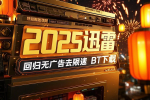 2025迅雷 回归无广告去限速！超快下载BT下载
