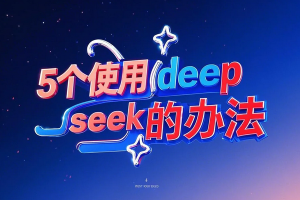 5个使用deepseek的办法