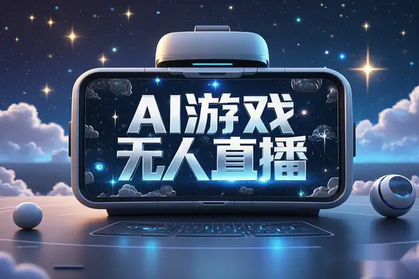 视频号AI游戏无人直播，官方授权，轻松实现长期稳定高收入！