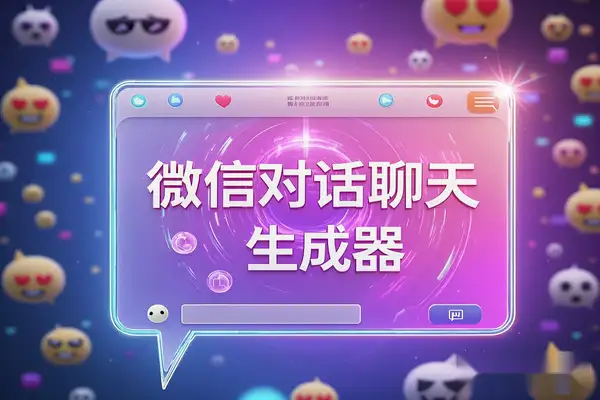 PC端微信对话生成器 | 免费模拟聊天工具 | 高清录制 & 多功能体验！