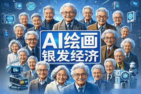 【AI绘画银发经济新风口】保姆级教程，新手小白也能月入过万！