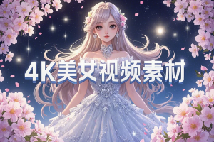 【4K美女视频素材】起号专用，海量不尽，助你打造爆款短视频！