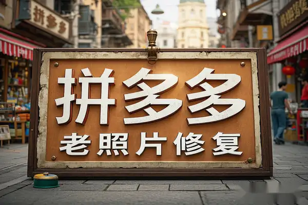 AI老照片修复在拼多多：情怀变现，月入3000+秘籍