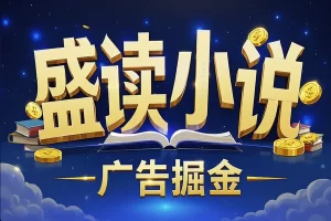 盛读小说全自动挂机赚钱项目，日赚6+，低门槛轻松变现！