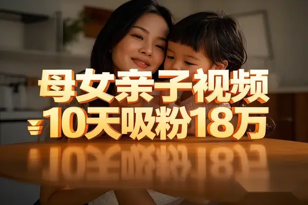 DeepSeek助力！10天制作母女亲子视频吸粉18万秘籍大公开！