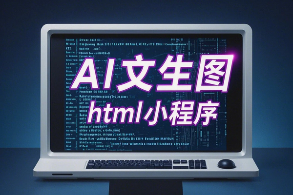 【全新发布】AI文生图HTML小程序，一键生成创意图片！