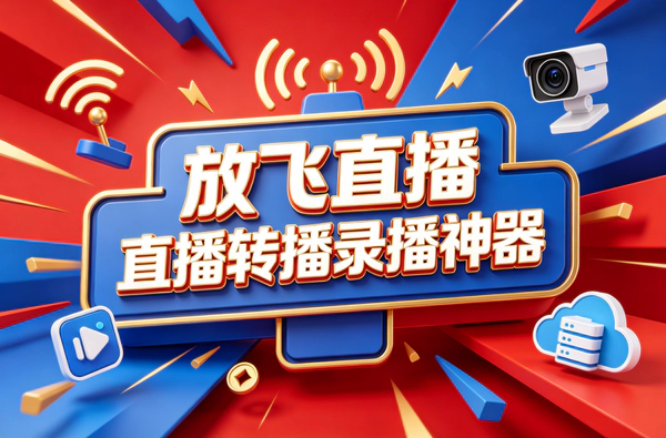 放飞直播转播录播神器_不限流防封号多平台直播软件_快手抖音转播工具