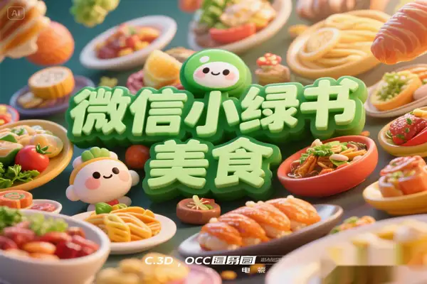 微信小绿书美食搬运：开启财富新密