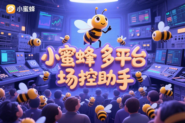 【小蜜蜂多平台场控助手】— 智能自动互动，全面提升直播间互动与转化！