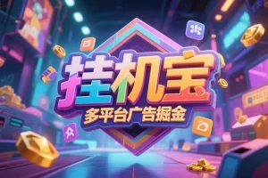 【挂机宝18平台广告掘金项目】— 多平台全自动挂机刷视频做任务，单机日赚30+元！