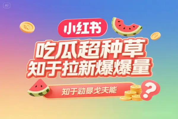 小红书吃瓜种草 + 知乎拉新爆量：零成本日入数百的神操作来啦