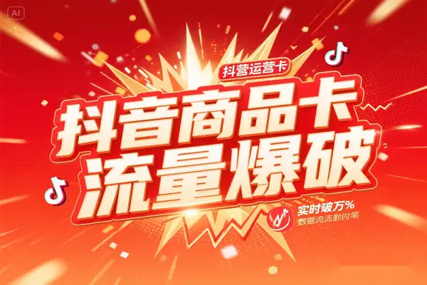 抖音商品卡流量爆破课：7天冷启动+30天打爆店铺，0成本撬动百万免费流量！
