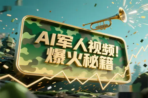 AI“军人”短视频逆袭指南：3天涨粉过万秘籍大公开