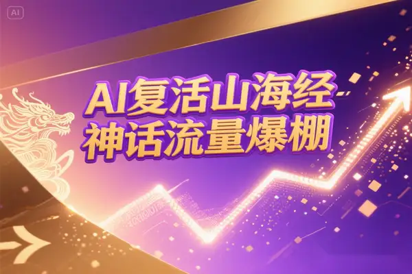 AI赋能复活〈山海经〉：7天吸粉5万，解锁神话玄幻流量密码！