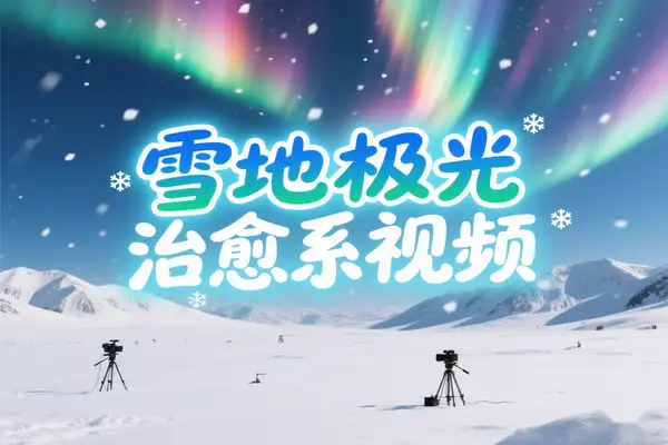 雪地极光治愈系风景视频制作攻略：新手零门槛起号与多元变现