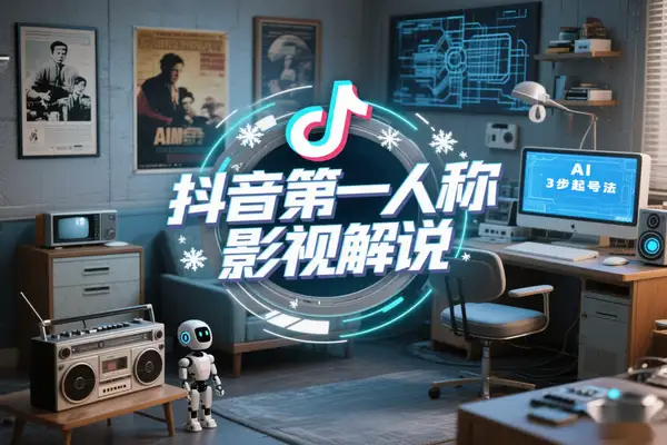 抖音第一人称影视解说秘籍：AI文案起号，多元变现与合规指南【飞书文档教程】