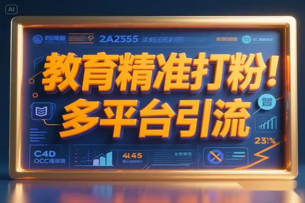 K12教育精准打粉秘籍：四大平台引流获客全攻略