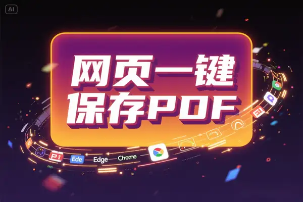 HTML 网页转 PDF 工具：一键转换教程，兼容 Edge 与 Chrome 办公利器