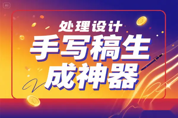 免费在线手写稿生成神器“凹凸工坊”，AI 赋能文档秒变手写佳作【在线工具】