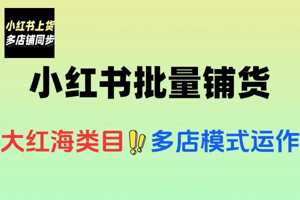 小红书批量铺货爆文课：AI选品+多店运营，精准定位快速出单
