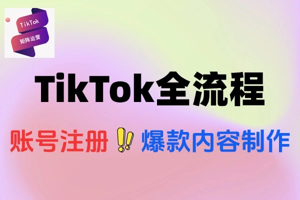 TikTok运营全攻略：账号注册到流量变现的完整指南