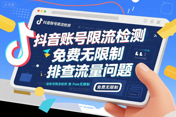 抖音限流检测全攻略：5分钟定位流量低迷，高效提升账号权重