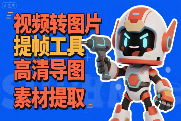 视频转图片神器：一键拆解，高清批量导出，自定义帧率