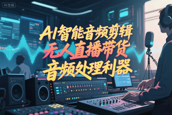 AI智能音频剪辑：无人直播带货的高效音频处理解决方案