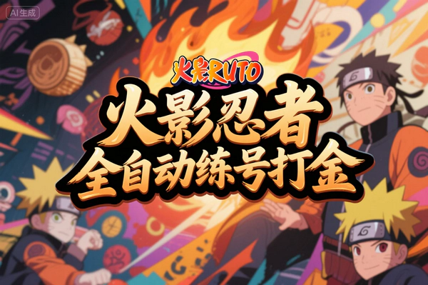 火影忍者全自动挂机项目，单窗口日赚10+，永久脚本教程全揭秘