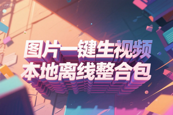 Wan2.2 AI整合包：本地离线，一键图片转720P高清视频神器