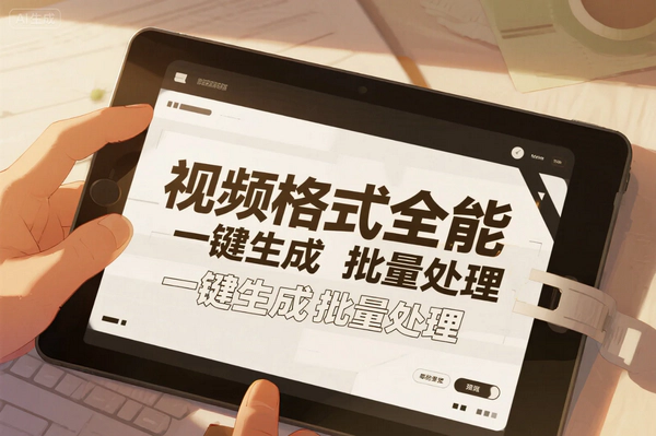 全能视频处理大师：格式转换,高清增强,一键编辑全搞定