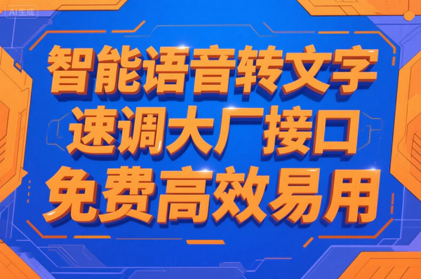 免费智能语音转文字神器：速调剪映快手必剪接口，高效易用