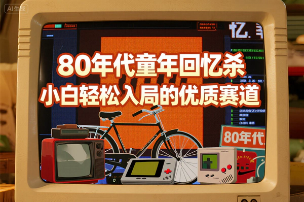 80年代童年回忆：小白低成本入局，轻松掘金内容创作新赛道
